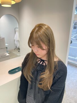 フィット ヒュー 千葉(fit hue) イメチェン/ピンクベージュ/アンブレラカラー/前髪/千葉