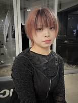 ブランコトレス 鏡島(BLANCO tres)&nbsp;ピンクカラー×レディースショート