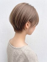 ラミ(L'ami) 【東 純平】小顔 短めマッシュショート 透明感ベージュ