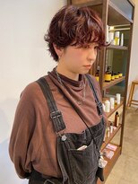 エラン トウキョウ 学芸大学店(elan tokyo) ショート/ボブ/パーマ/ブラウンレッド