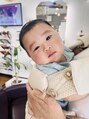 ヘアーアンドフェイス タケトイズ(hair&face TAKETO.is)&nbsp;私史上1番若いお客様(^^)可愛いかったー