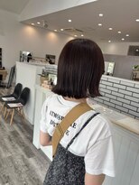 サロンド ベレーザ トータ(salao de beleza tota) 切りっぱなし×brown