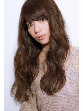 ガーデントウキョウ(GARDEN Tokyo) 大人かわいいロングスタイル ルーズウェーブ×小顔になれる前髪