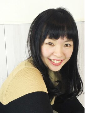 クラス リノ(CLASS lino) ショートバングで甘辛大人ロング