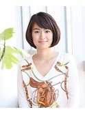 ナチュラルラウンドボブ