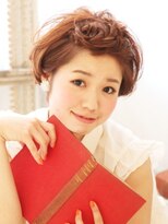 エマージュ 川崎(Emerge)&nbsp;バング編み込みベリーキュート～マッシュショートボブアレンジ