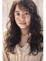 メーヴェ(Mowen) mowen前髪xセシルカットxココアブラウンxフリンジウェーブ