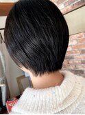 ナチュラル女子ショートヘア