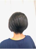 黒髪/白髪染め/ショート/小顔/ショートボブ/30代40代50代60代/