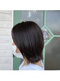 イノアカラーでツヤボブ