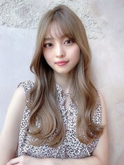 髪質改善 前髪カット インナーカラー 韓国風 ショート
