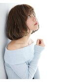 【打越】ボブ×ミディアム×オリーブアッシュ