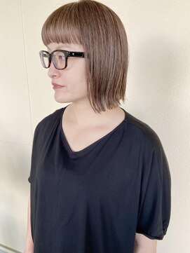 トップヘアスパアンドリゾート 鳴海(TOP HAIR spa&resort) 外ハネ×ベージュカラー