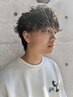 メンズカット＋パーマ  (SB込、スタイリング込)  ￥8,500