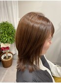縮毛矯正レイヤースタイル