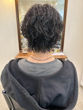 メルシー(merci.) ナチュラルウルフパーマスタイル