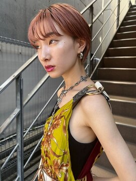 ガレージ バイ グリーン 原宿 表参道(Garage by green) ハイトーン×マッシュショート