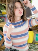 カバーヘア ブリス 川口(COVER HAIR bliss)&nbsp;ニュアンスパーマグレーベージュくびレイヤーh3川口20代30代40代