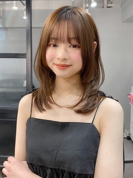 エトラ 渋谷店(etora) 小顔 フェミニンロング メルティーカラー 似合わせカット"