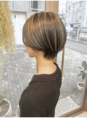 ハイライト×ショート×ブリーチ