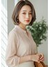 【5月&6月限定】カット+白髪ぼかしハイライト+選べるTR  18500円