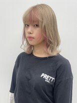 サークル(CIRCLES)&nbsp;ソフトピンクの顔まわりのデザインカラー