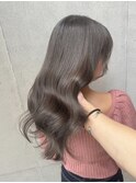 グレージュ×艶髪◆髪質改善/透明感カラー
