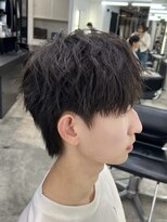 カンゴール サロン トウキョウ セントラル 原宿(KANGOL SALON TOKYO CENTRAL)&nbsp;無造作マッシュカット　ナチュラルスタイリング　センターパート