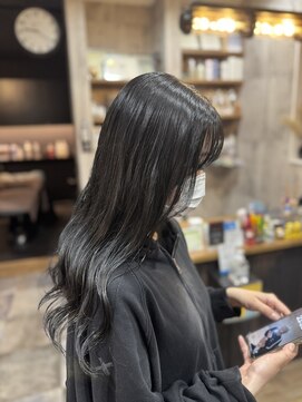 ハク(haku) うる艶ブルーブラック