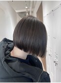 タッセルボブ/髪質改善トリートメント/ダークグレージュ/本山