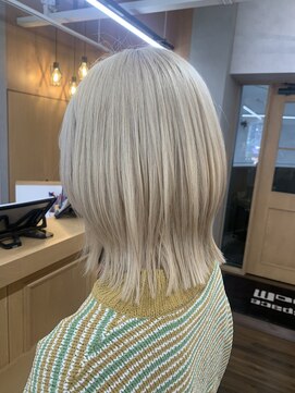ヘアースペースブルーム プリュス 石橋店(HAIR SPACE BLOOM plus) レイヤーカット/ボブ/ブロンド/韓国ヘア