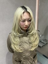 ロンド マーレ 天神大名店(Lond mare)&nbsp;大人ガーリー/ミディアムレイヤーカット/似合わせカット