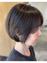 シカタリト 鎌倉(CICATA LiTo) ショートボブ/白髪ぼかしカラー