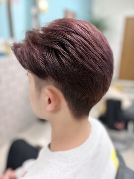 サムズヘア(Sam's hair) メンズカットツーブロックワンブリーチカラー