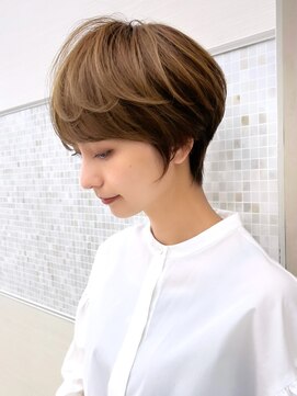 アンフィニー 銀座(ANFINI) 前髪/顔まわり小顔/大人レイヤー/レイヤーカット/丸顔/面長/銀座