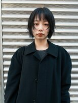 イェン(Yen.) ショートボブレイヤーボブシャギーカットダークアッシュ
