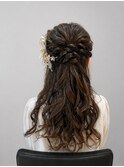 ゆるふわハーフアップ×大人可愛いアレンジ