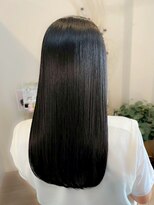 ロッカヘアエジェ(ROCCA hair eje.)&nbsp;髪質改善ミラーストレート暗めカラー