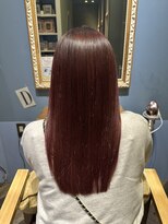 エシェル 平塚店(echelle) 酸熱ストレート×暖色カラー