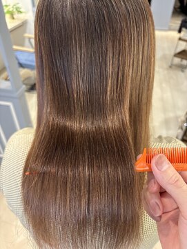 シェノン 赤羽店(CHAINON) 髪質改善コスメストレートイルミナフォレストグレージュ赤羽