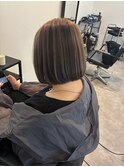 20代30代ミニボブアンブレラカラー