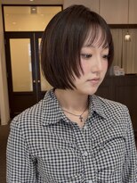 クリーク ノイズ ヘア 大手町店(CLIQUE noise hair)&nbsp;顔まわりレイヤー×ヘーゼルベージュ
