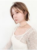 ☆切りっぱなしボブ 韓国風ミディアムレイヤー☆イメチェン