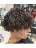 ☆メンズ大人気☆波巻きパーマ+カット ￥12500