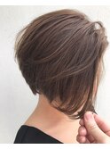 ハンサムショート×アッシュベージュ