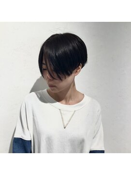 ヴィヴァーク 拝島駅前店(vivarc) 20代30代40代小顔ハンサムショートセンターパート清潔感