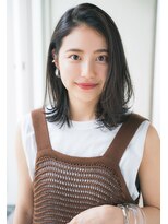 アンアミ オモテサンドウ(Un ami omotesando)&nbsp;【Ｕｎａｍｉ】大人可愛いワンカール　ミディアム工藤　由佳