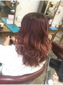 ブリーチ無しレッド