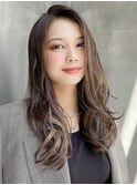 *セミロング ウェーブスタイル  *