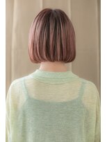 モッズヘア 上尾西口店(mod's hair) こっくりピンクベージュx透けバングミニボブW上尾10代20代30代